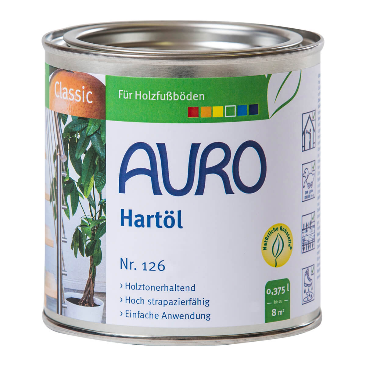 AURO Hartöl Fußbodenöl Naturfarben