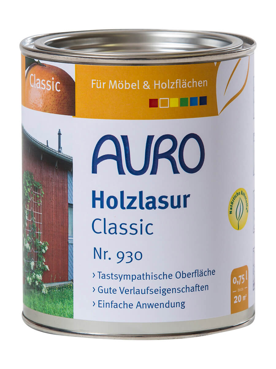 AURO Holzlasur Classic ökologische Lasur Naturfarbe